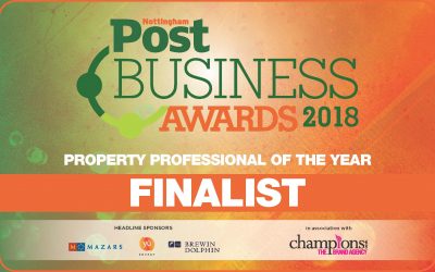 Able Property Trust thrilled to be a finalist for the Nottingham Post Business Awards Property Professional of the Year