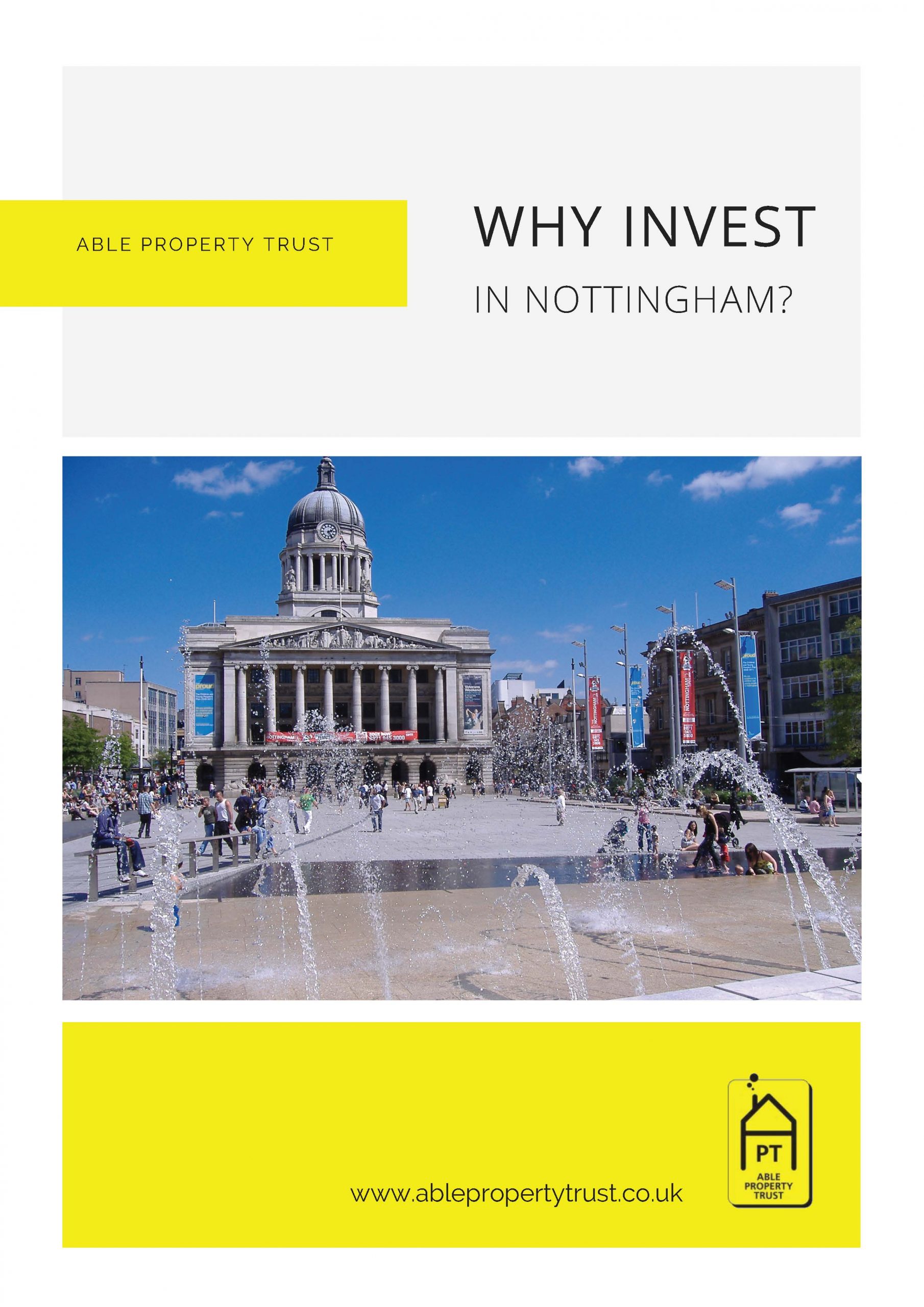 Able Property Trust Nottingham property investment brochure front cover